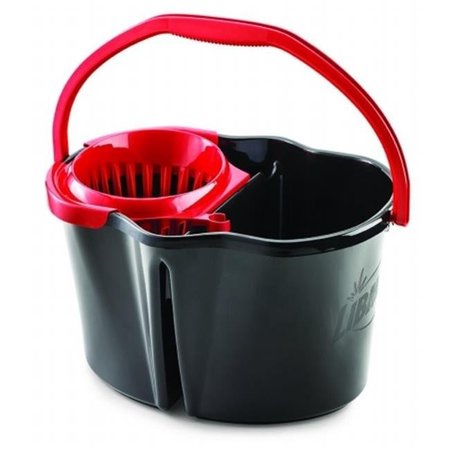 SWIVEL 4 Gallon Polyproylene Mop Bucket with Wringer SW85976